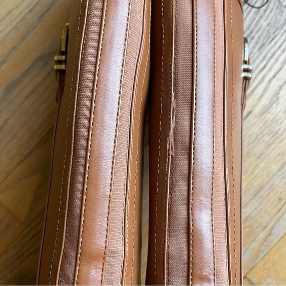 NEW Liz Claiborne Tall Riding Boots Equestrian Buckle Brown Size 6.5 NWT - Picture 7 of 8